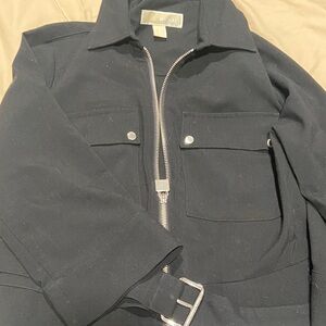 Michael Kors Men's Black Shirt Jacket